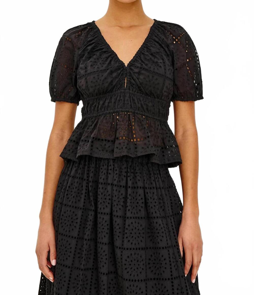NEW RAILS argenta top in black